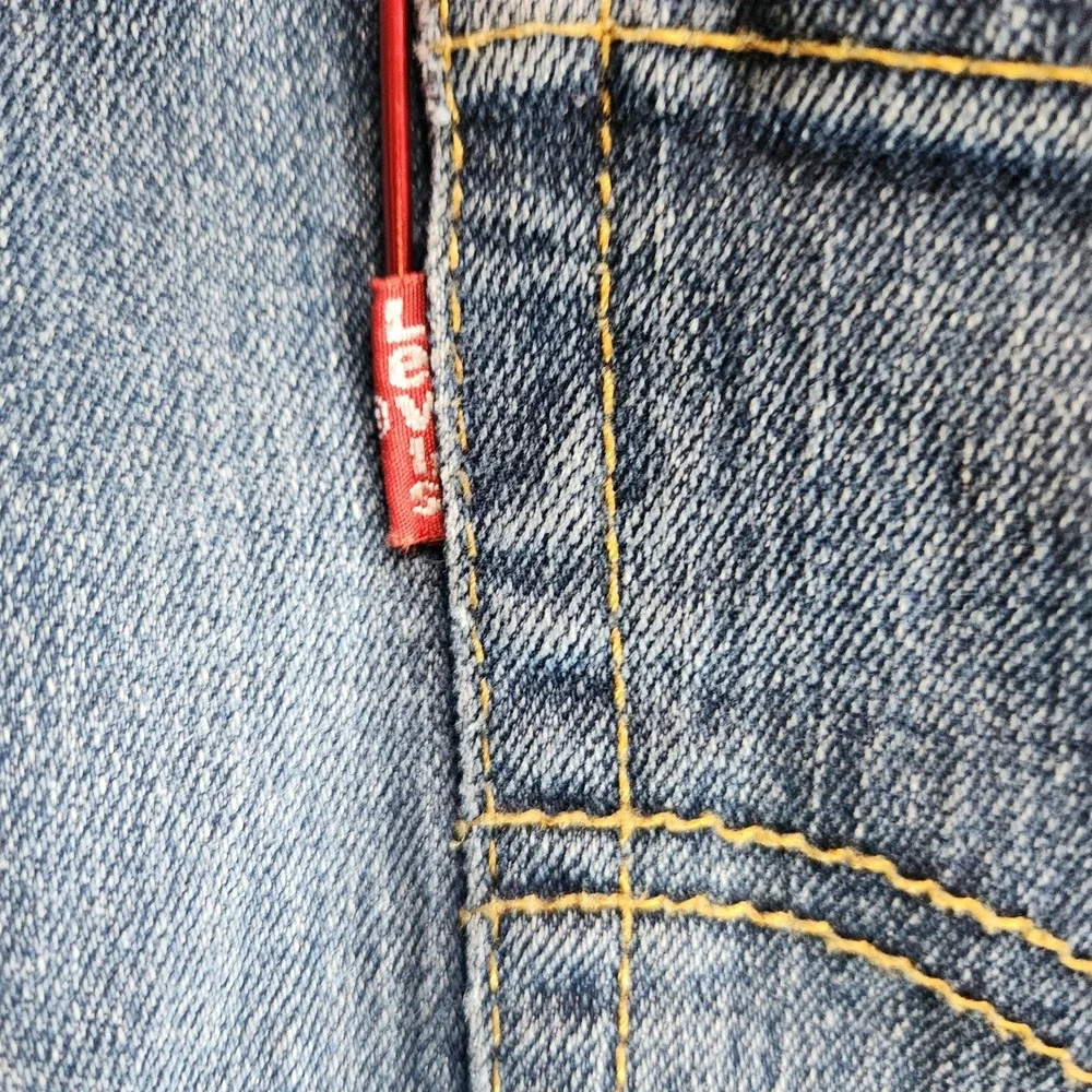 Levi's 511‎ Jeans Womens 20 Reg (Fits 31x30) Blue Stretch Mid Rise Straight Leg